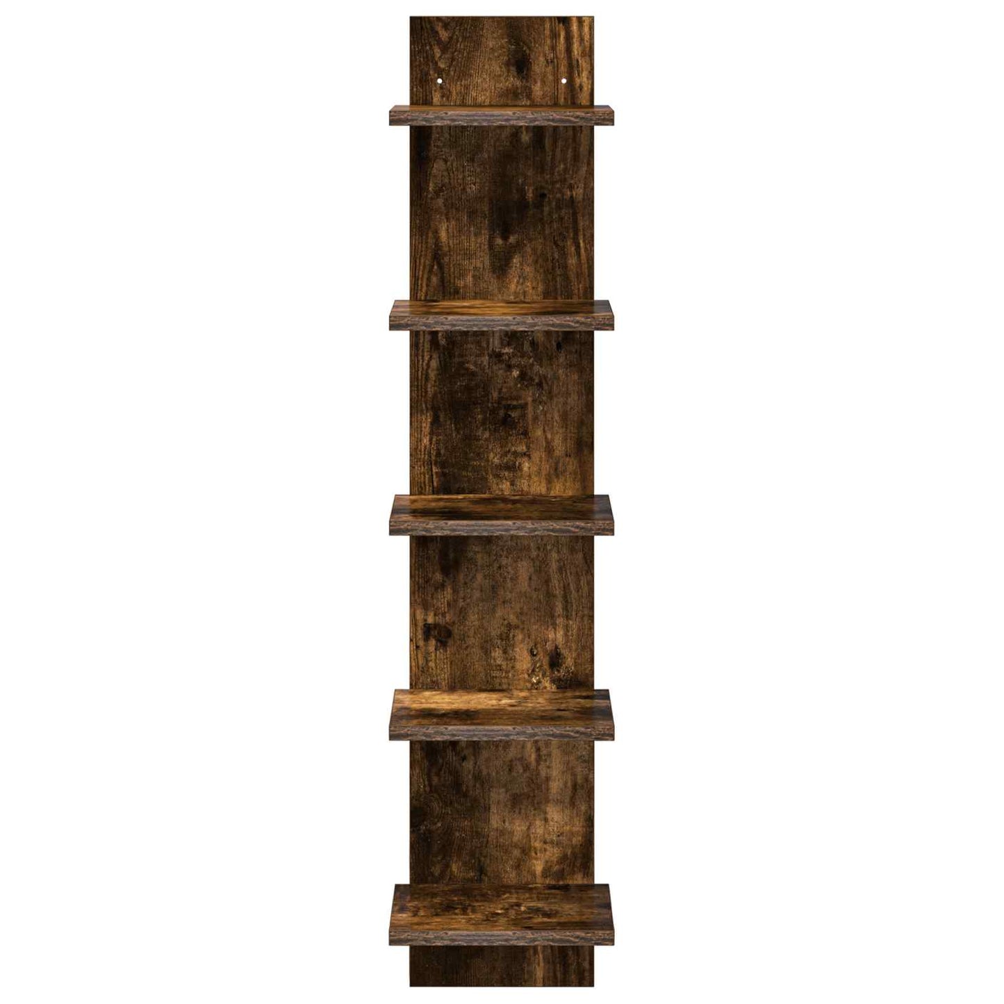 Nástěnná Polička 2 Pcs Kouřový Dub 22 X 15 X 100 Cm
