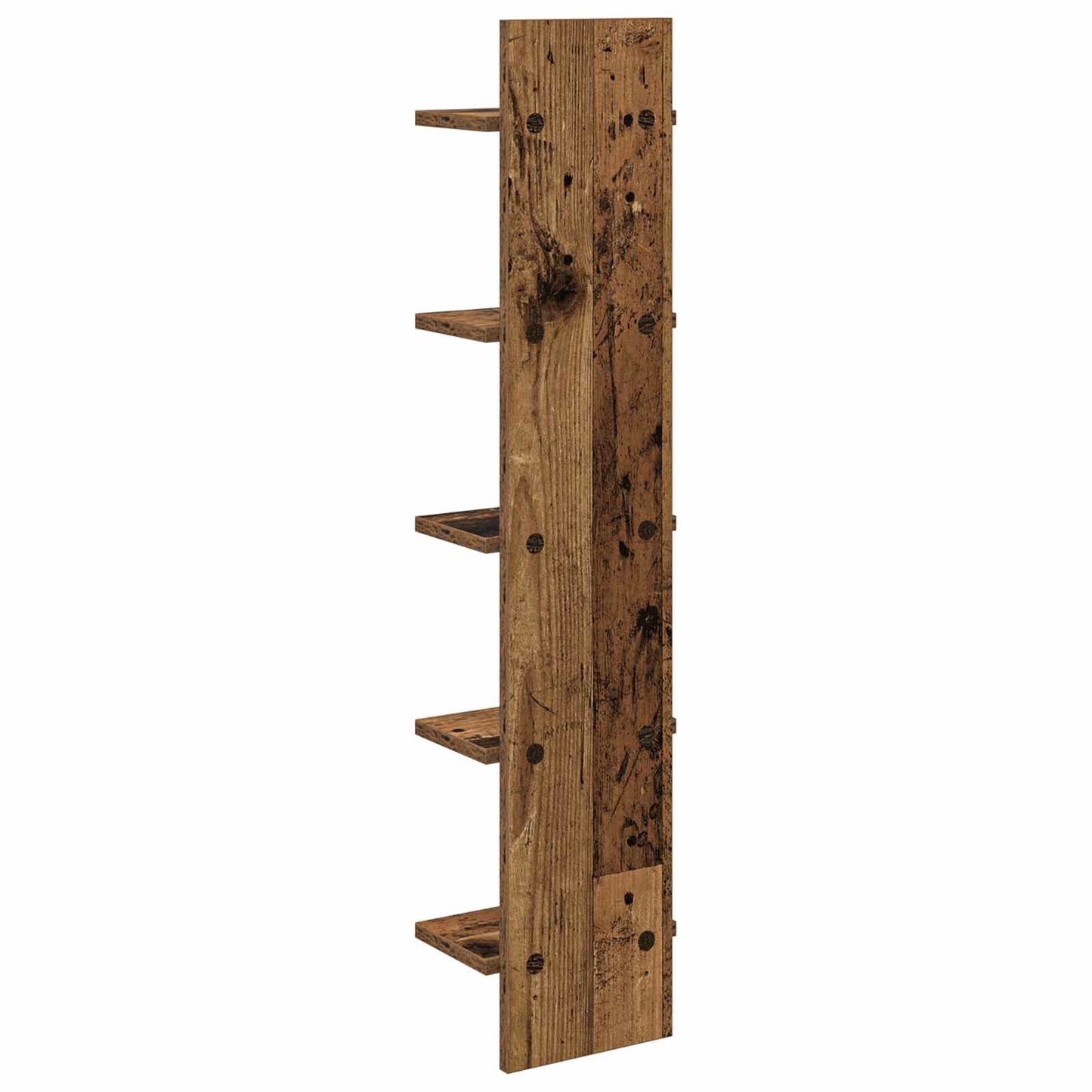 Nástěnná Polička 2 Pcs Staré Dřevo 22 X 15 X 100 Cm