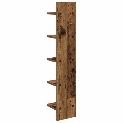 Nástěnná Polička 2 Pcs Staré Dřevo 22 X 15 X 100 Cm