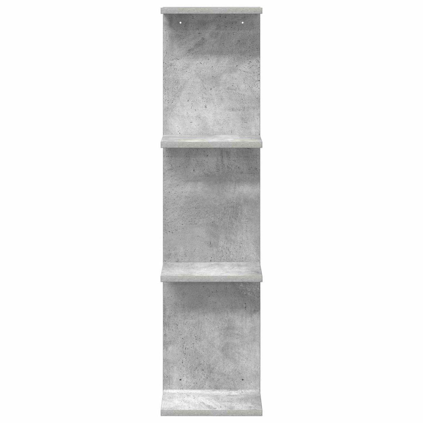 Nástěnná Polička 2 Pcs Betonově Šedá 22 X 15 X 100 Cm