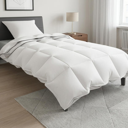 Sada Přikrývek Bílá Bavlna, Bambus, Polyester