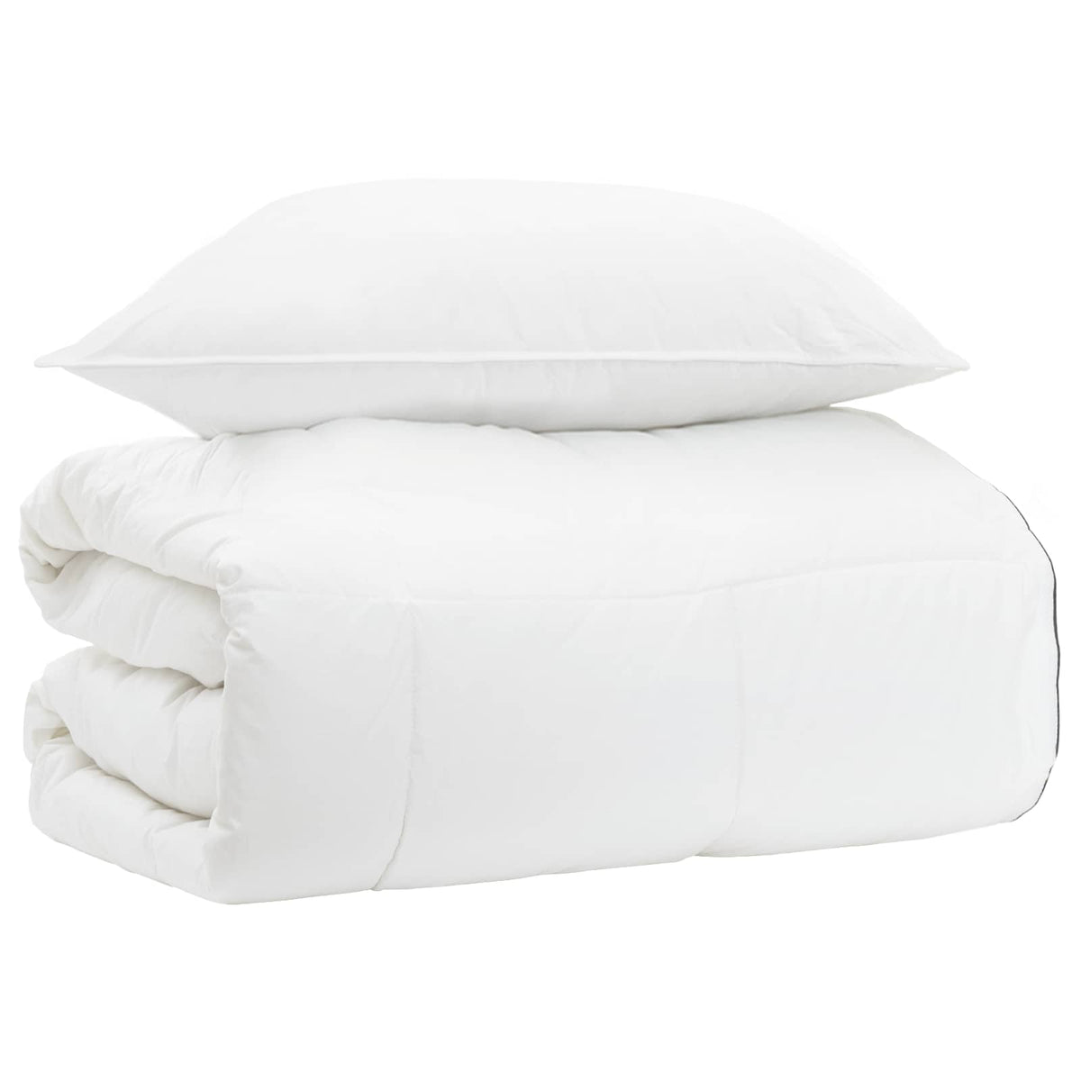 Sada Přikrývek Bílá Bavlna, Bambus, Polyester