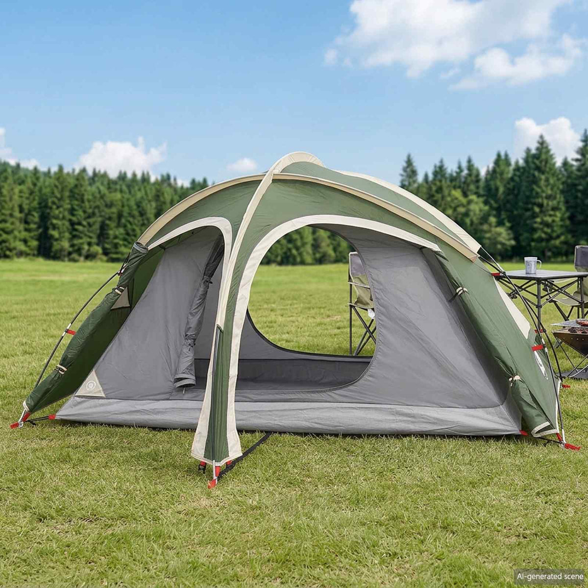 Trekkingový Stan S Plachtou, Odolný Vůči Vodě 2Místný