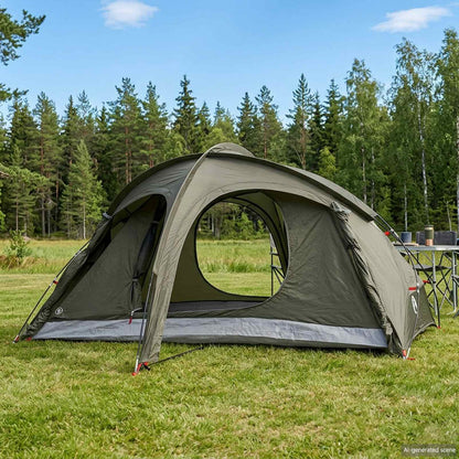 Trekkingový Stan S Plachtou, Odolný Vůči Vodě 2Místný