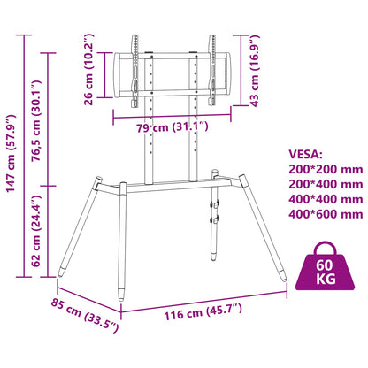 Stojan Na Tv S Easel Pro 37-86 Inch Screen Max Vesa 400X600Mm