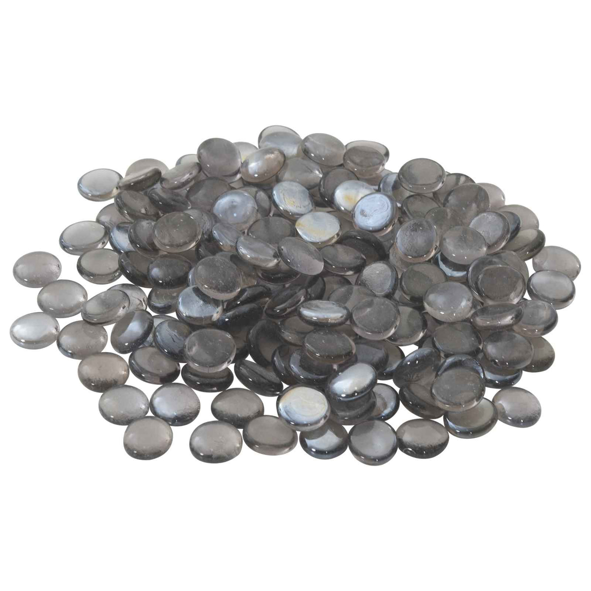 Skleněný Nugget 17-19 Mm Světlá Kobaltově Modrá Sklo
