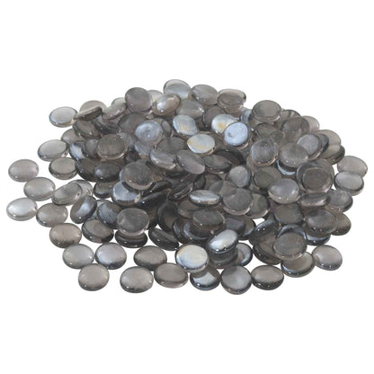 Skleněný Nugget 17-19 Mm Světlá Kobaltově Modrá Sklo