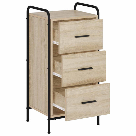 Servírovací Skříň 97 X 33 X 81 Cm Kompozitní Dřevo