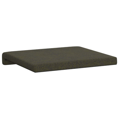 Polštář Na Lavici 2 Ks Umělý Semiš Armádně Zelená Hloubka 35 Cm