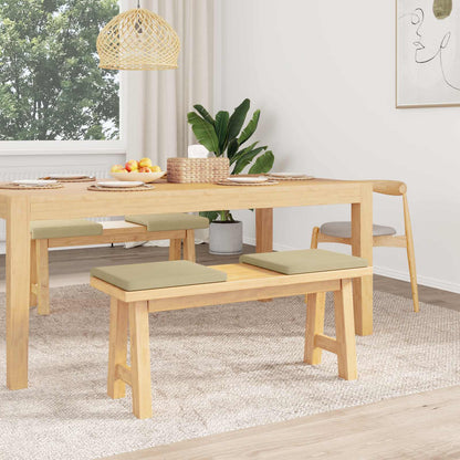 Polštář Na Lavici 4 Ks Manšestr Šedozelená Hloubka 35 Cm