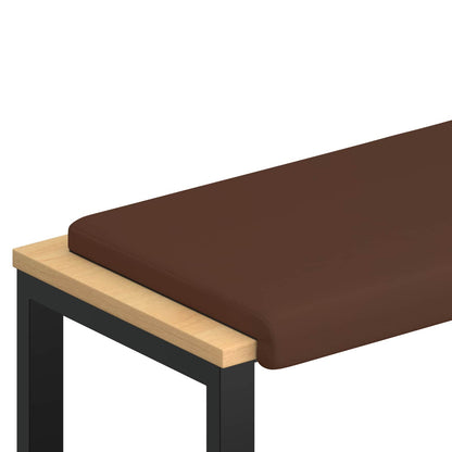 Polštář Na Lavici Umělá Kůže Hloubka 35 Cm