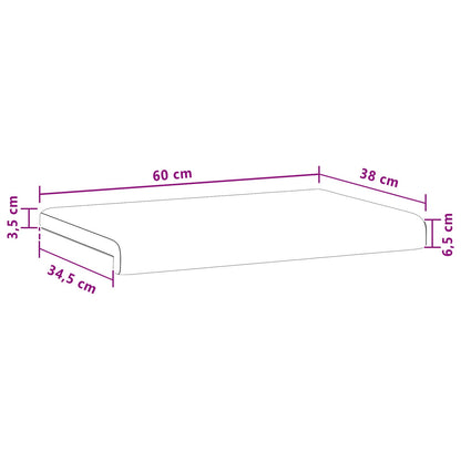 Polštář Na Lavici Umělý Semiš Hloubka 35 Cm