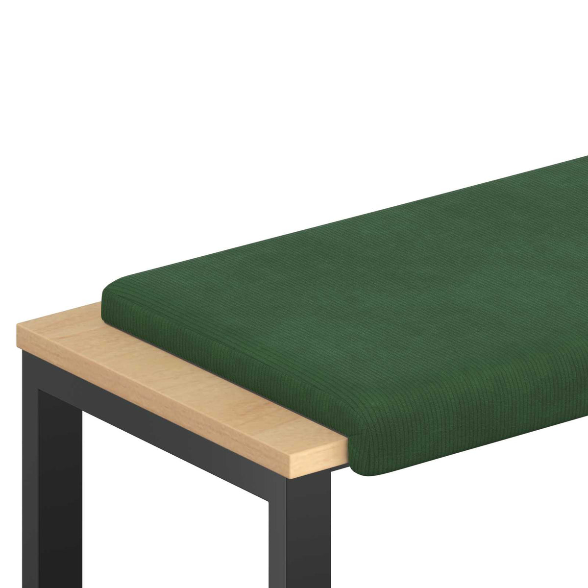 Polštář Na Lavici Manšestr Tmavě Zelená Hloubka 35 Cm