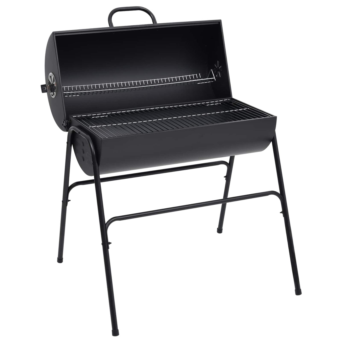 Sudový Gril Se 2 Grilovacími Rošty 3 Ks 80 X 73 X 90 Cm Kov