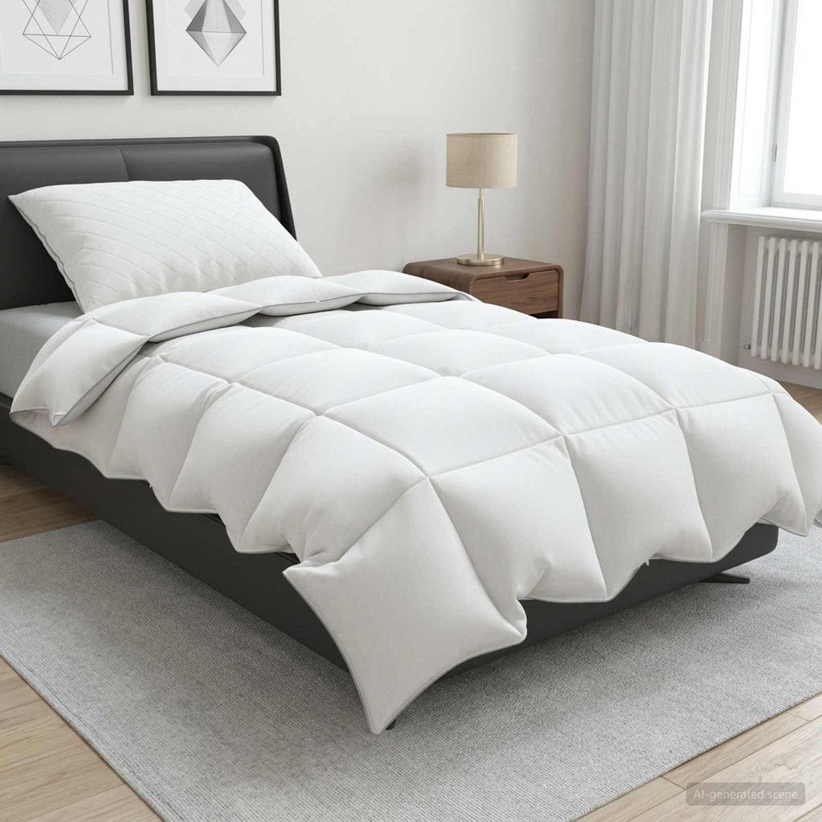 Sada Přikrývek S 90% Husím Peřím Fulda 2 Ks Zima