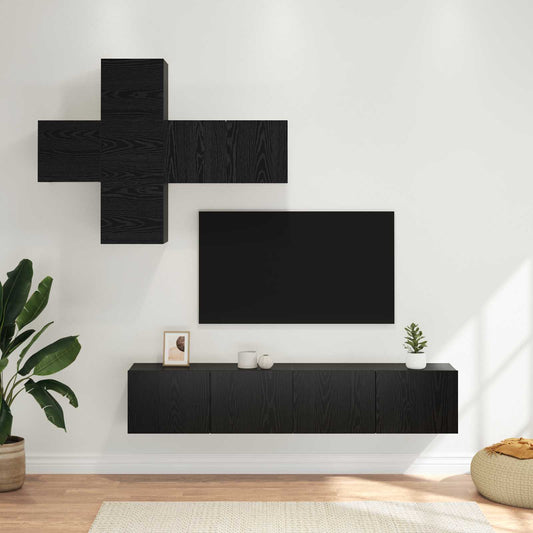 Sestava Tv Skříněk 3 Ks Kompozitní Dřevo