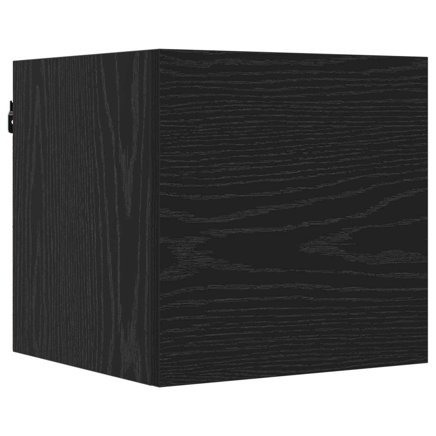 Nástěnný Tv Kabinet 8 Ks Černý Dub Kompozitní Dřevo
