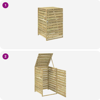 Úložný Prostor Pro Popelnice Pro 1 Nádobu 240 L
