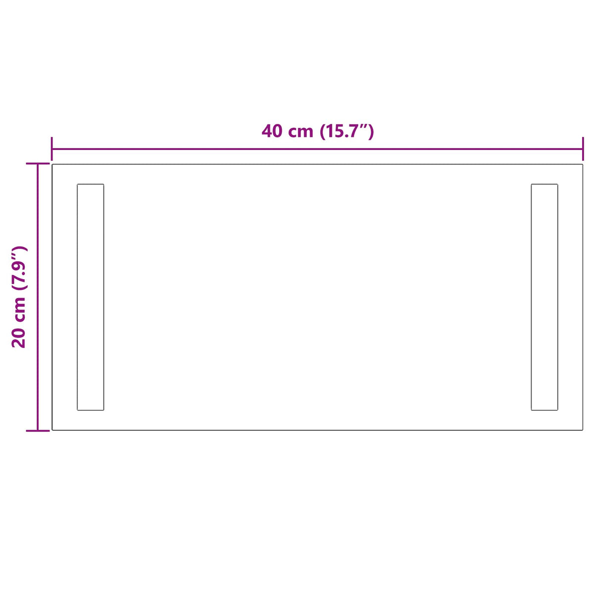 Led Koupelnové Zrcadlo Transparentní Tvrzené Sklo