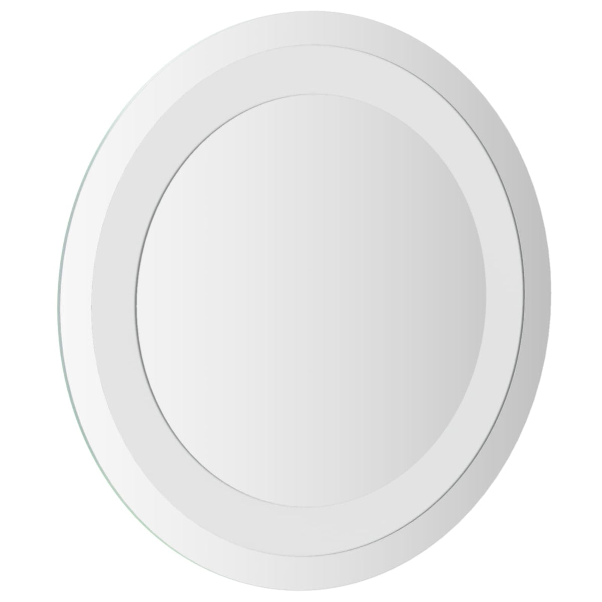 Led Koupelnové Zrcadlo Transparentní Ø 30 Cm Tvrzené Sklo