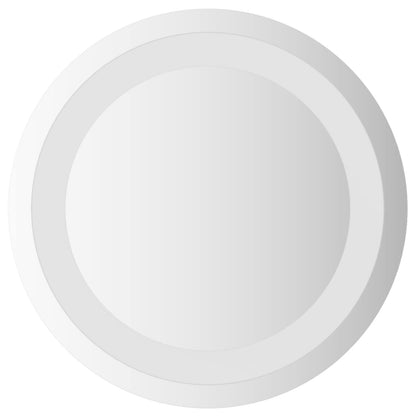 Led Koupelnové Zrcadlo Transparentní Ø 30 Cm Tvrzené Sklo