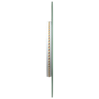 Led Koupelnové Zrcadlo Transparentní Ø 30 Cm Tvrzené Sklo