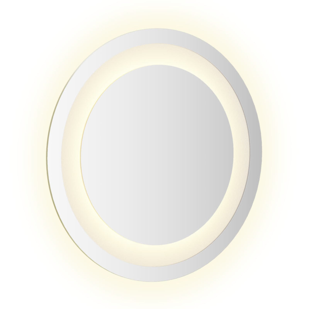 Led Koupelnové Zrcadlo Transparentní Ø 30 Cm Tvrzené Sklo