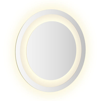 Led Koupelnové Zrcadlo Transparentní Ø 30 Cm Tvrzené Sklo