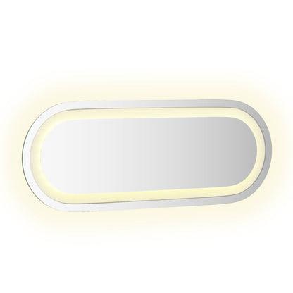 Led Koupelnové Zrcadlo Transparentní Tvrzené Sklo