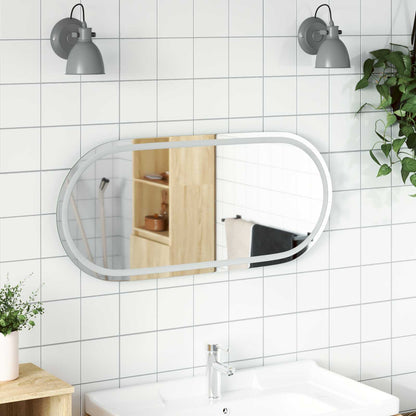 Led Koupelnové Zrcadlo Transparentní Tvrzené Sklo