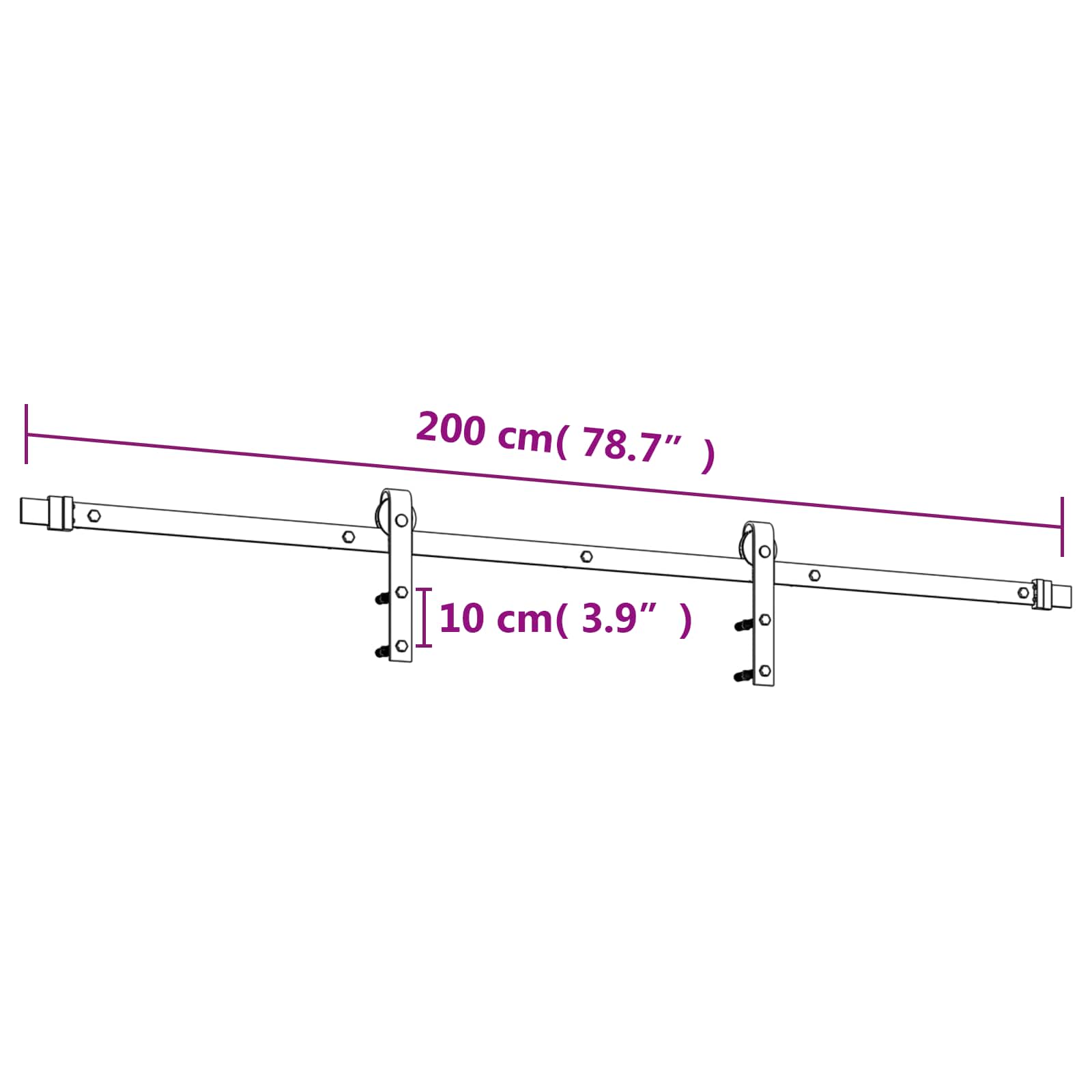 Posuvné Dveře Přírodní A Bílá 80 X 210 Cm Masivní Borové Dřevo