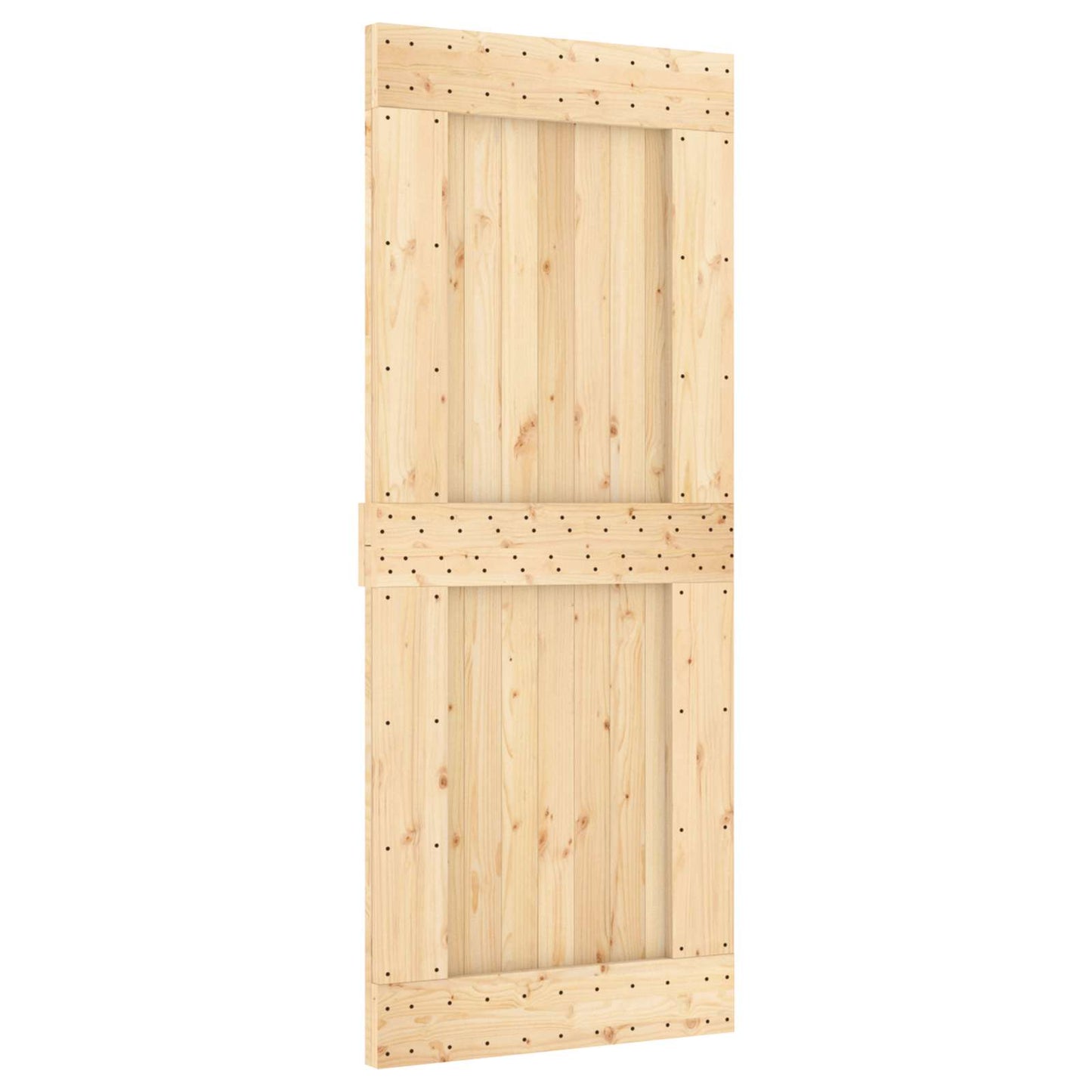 Posuvné Dveře Přirozená A Černá 85 X 210 Cm