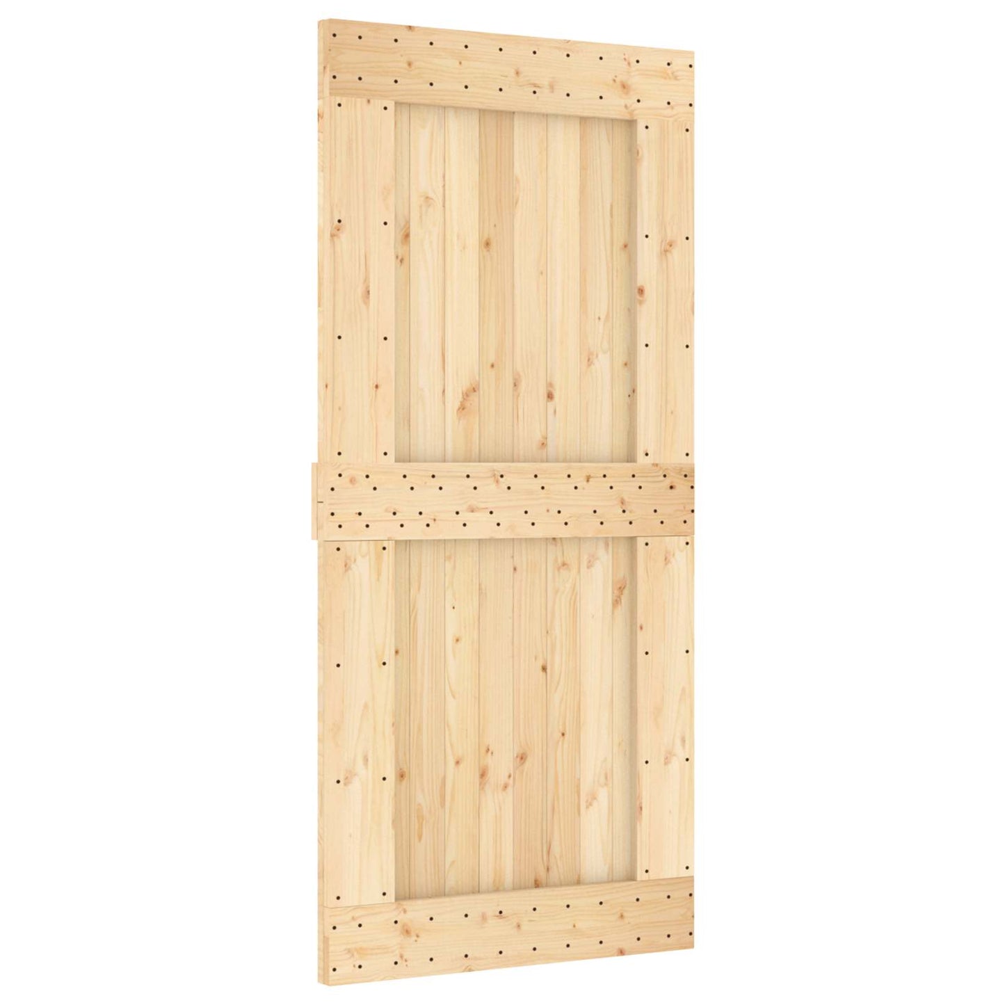 Posuvné Dveře Přirozená A Černá 95 X 210 Cm