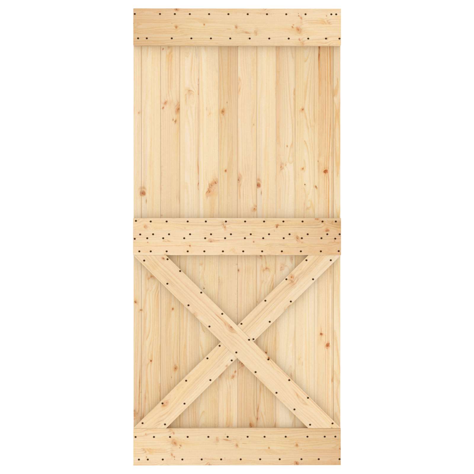 Posuvné Dveře Přirozená A Černá 95 X 210 Cm