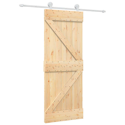 Posuvné Dveře Přírodní A Bílá 80 X 210 Cm
