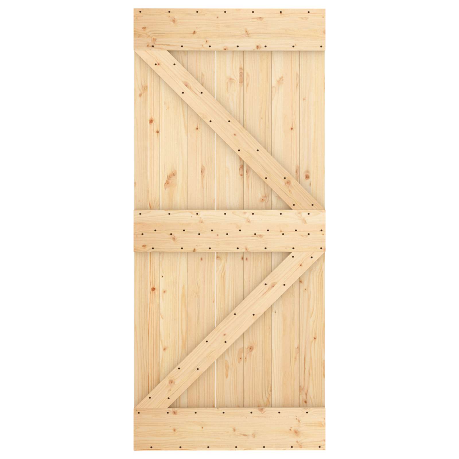 Posuvné Dveře Přírodní A Bílá 90 X 210 Cm