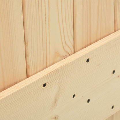 Posuvné Dveře Přirozená A Černá 85 X 210 Cm