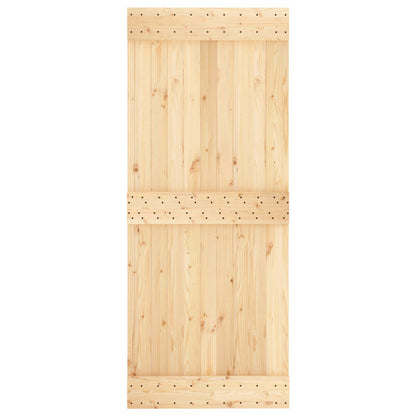 Posuvné Dveře Přirozená A Černá 85 X 210 Cm