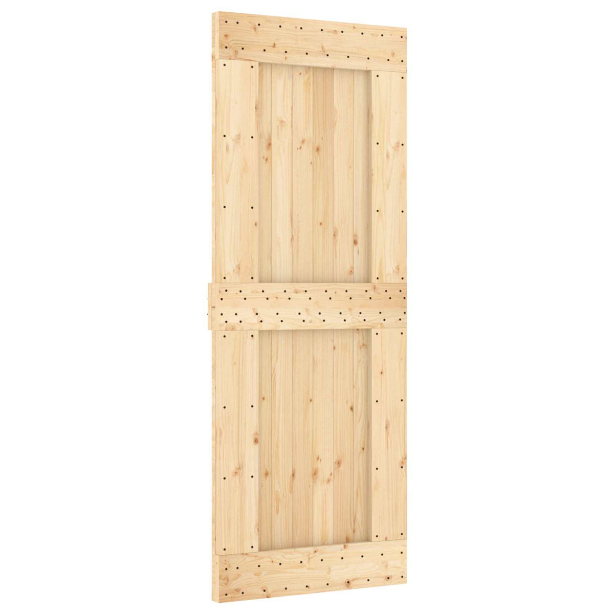 Posuvné Dveře Přirozená A Černá 80 X 210 Cm