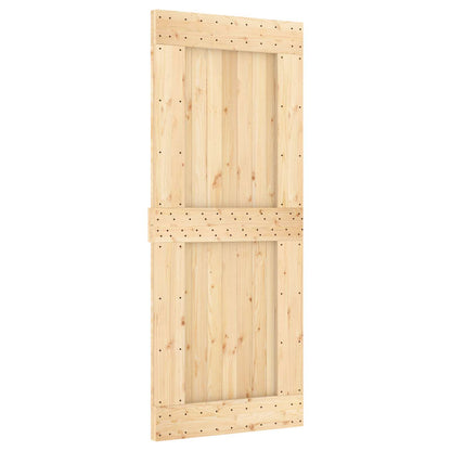 Posuvné Dveře Přirozená A Černá 85 X 210 Cm