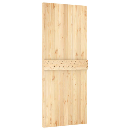 Posuvné Dveře Přirozená A Černá 85 X 210 Cm