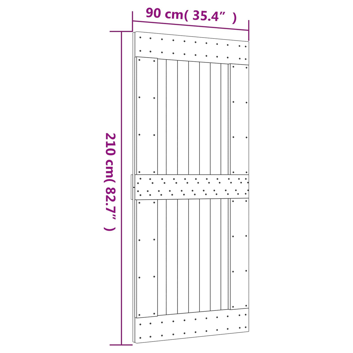 Posuvné Dveře Přirozená A Černá