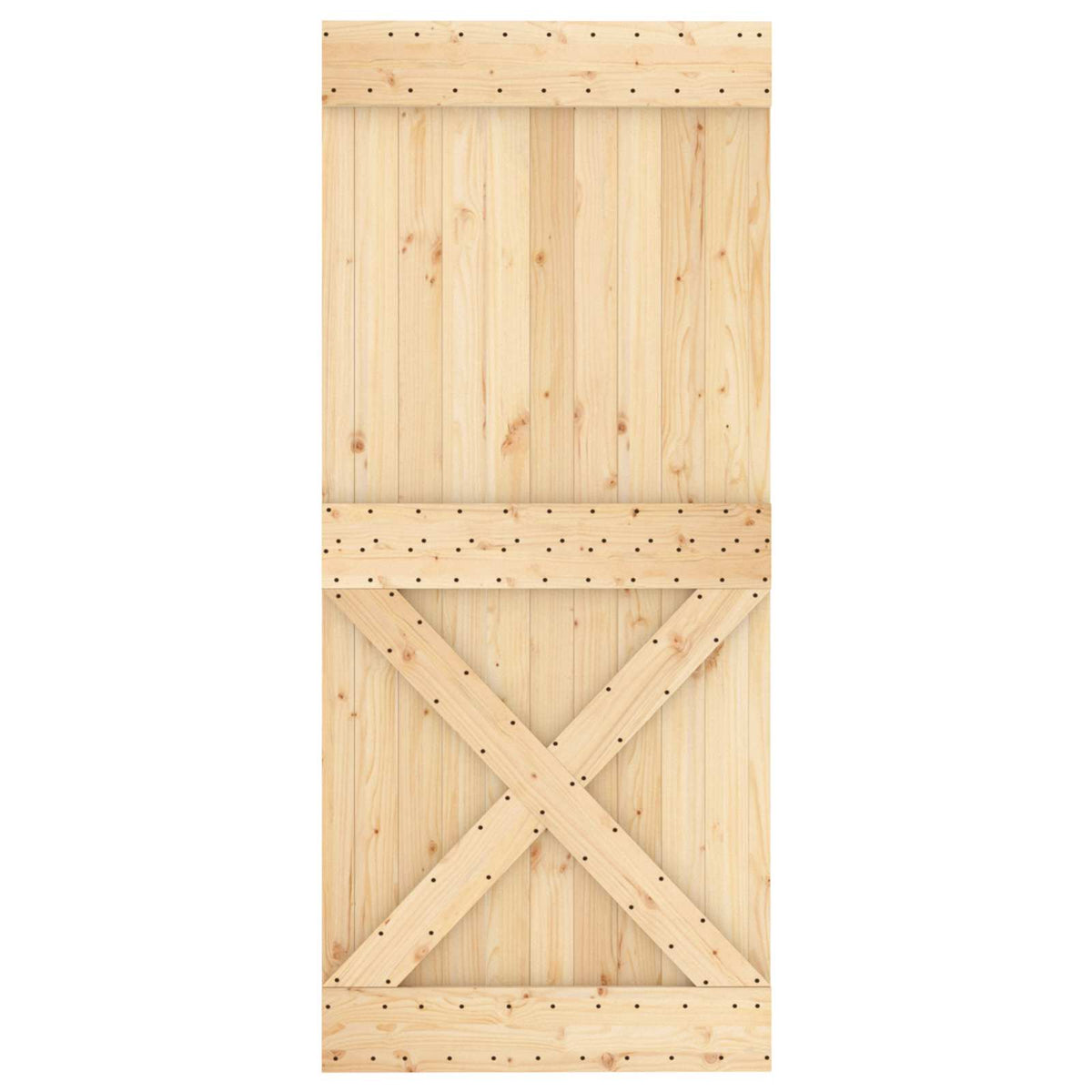 Posuvné Dveře Přirozená A Černá 90 X 210 Cm