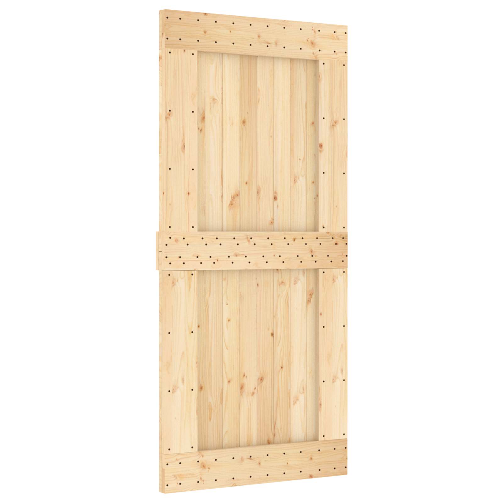 Posuvné Dveře Přirozená A Černá 95 X 210 Cm
