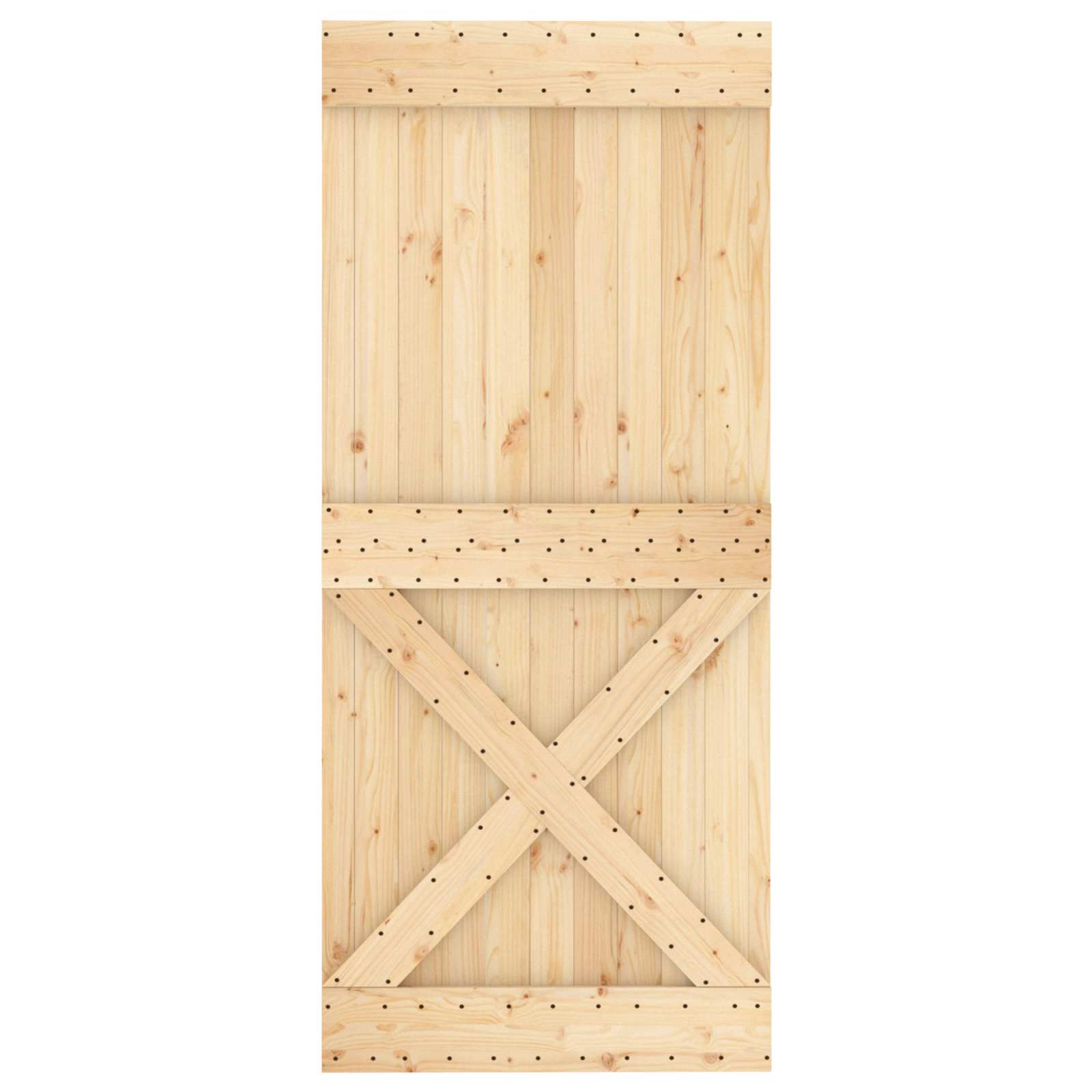 Posuvné Dveře Přirozená A Černá 90 X 210 Cm