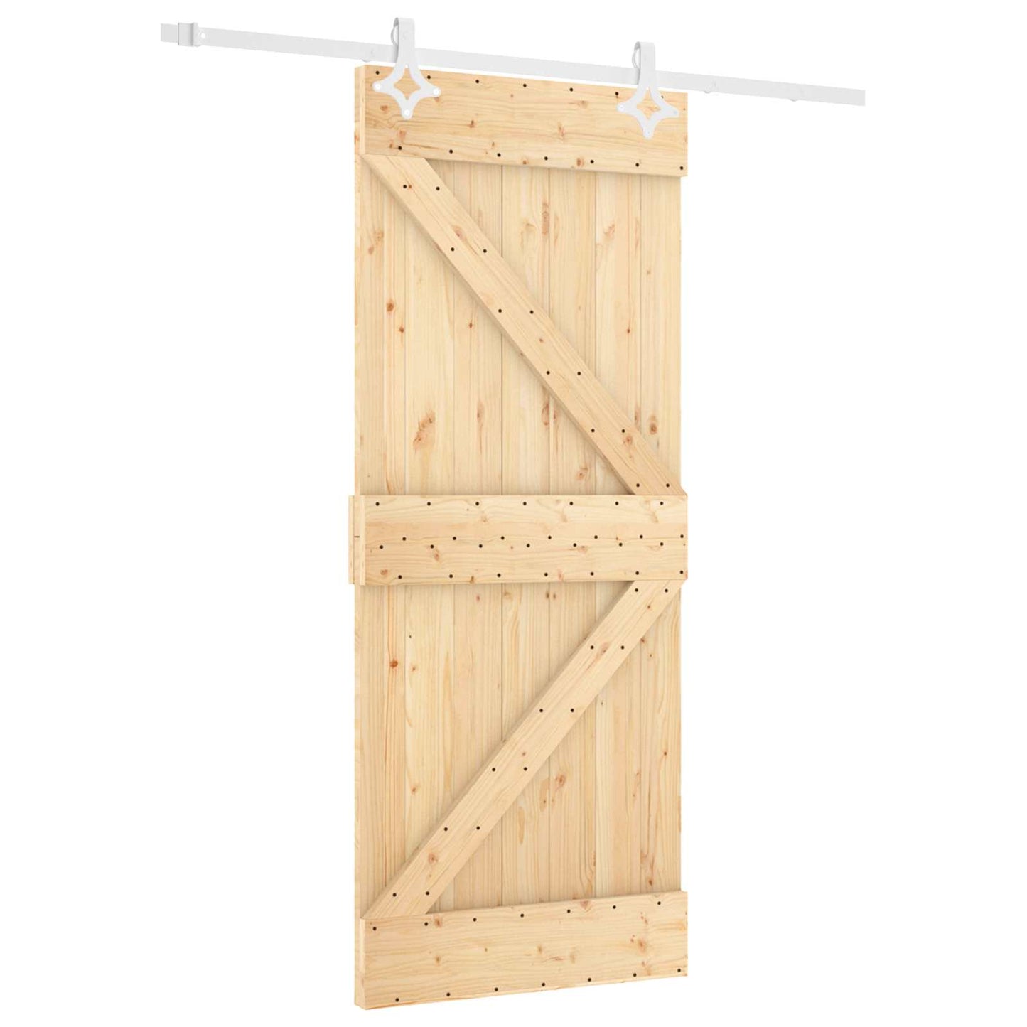 Posuvné Dveře Přírodní A Bílá 80 X 210 Cm