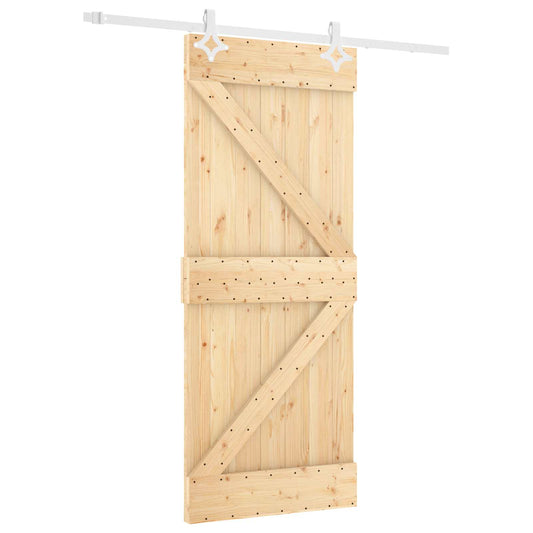 Posuvné Dveře Přírodní A Bílá 80 X 210 Cm
