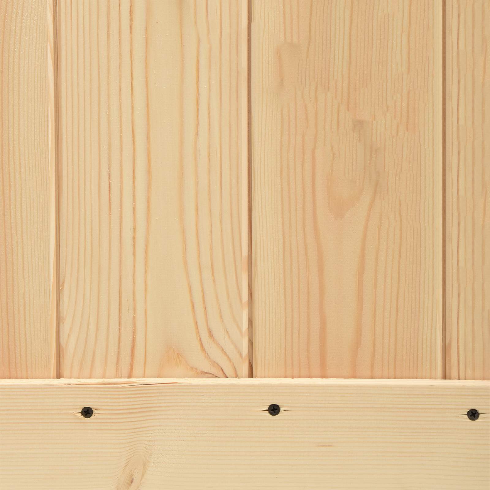 Posuvné Dveře Přírodní A Bílá 90 X 210 Cm Masivní Borové Dřevo