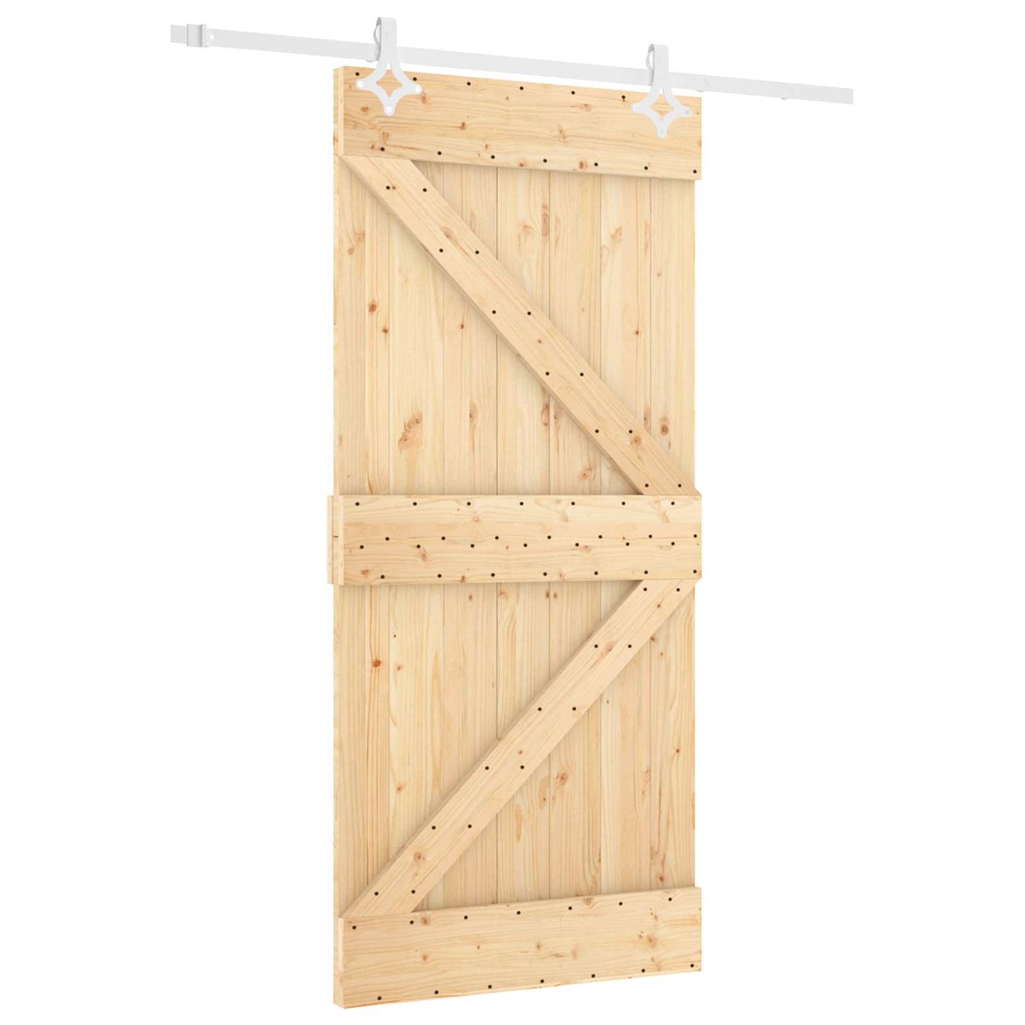 Posuvné Dveře Přírodní A Bílá 90 X 210 Cm
