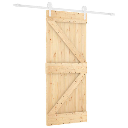 Posuvné Dveře Přírodní A Bílá 80 X 210 Cm